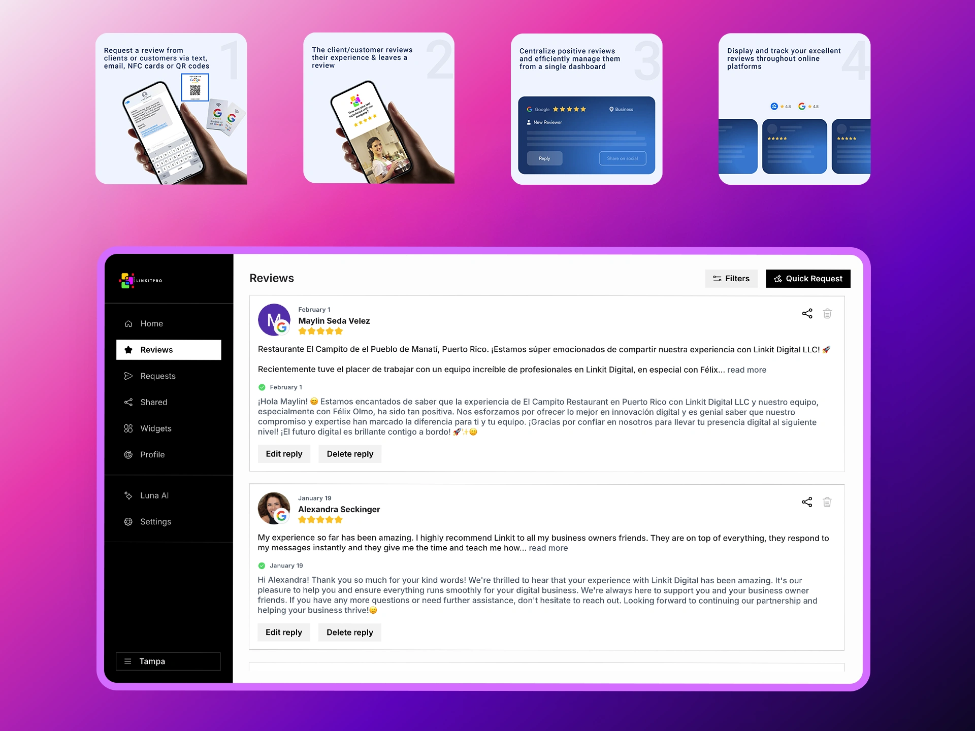 LinkitPro Review Platform